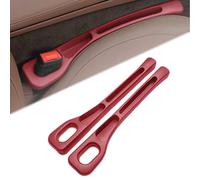 YPSBBHD 2 Pièces Remplisseur pour Espace Entre Sièges Auto, Compatible pour Bentley Flying Spur Hybrid Mulliner Azure, BoîTe de Rangement pour SièGes Auto,Red