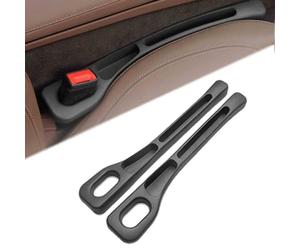 YPSBBHD 2 Pièces Remplisseur pour Espace Entre Sièges Auto, Compatible pour Bentley Flying Spur Hybrid Mulliner Azure, BoîTe de Rangement pour SièGes Auto,Black