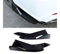 YPSBBHD 2Pièces Wrap Angle Splitter, Compatible pour Mini PACEMAN JCW Countryman, Voiture Pare Chocs Arrière Diffuseur Séparateur Anti Crash Accessoire,Black