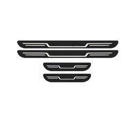 YPSBBHD Voiture Barres de Seuil de Porte en Métal, Compatible pour Audi S4 S8 RS 6 A1 A4 S5 RS 4 S6 RS 5, Bande Anti Usure de Seuil RéSistant Aux Rayures, Carbon Fiber Look