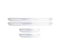 YPSBBHD Voiture Barres de Seuil de Porte en Métal, Compatible pour Chery Arrizo 7e Eastar 6 E2, Bande Anti Usure de Seuil RéSistant Aux Rayures, Silver