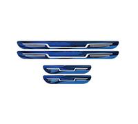 YPSBBHD Voiture Barres de Seuil de Porte en Métal, Compatible pour Mazda 3 Axela EZ-6 6 Atenza 3 2, Bande Anti Usure de Seuil RéSistant Aux Rayures, Blue