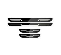 YPSBBHD Voiture Barres de Seuil de Porte en Métal, Compatible pour Suzuki G70 Wagon R Swace IK-2, Bande Anti Usure de Seuil RéSistant Aux Rayures,Black