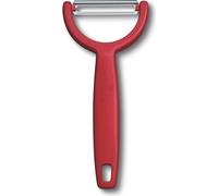 Ypso Éplucheur, dentelé, double tranchant, rouge