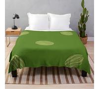 Ypthriline Couverture Melon Miel Plaid Polaire Microfibre Flanelle 130 x 150 cm, Léger, Doux, Chaud et Confortable, Convient aux Chambres et aux Salons Style Simple et Naturel