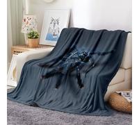 Ypthriline Couverture Motif araignée Plaid Polaire Microfibre Flanelle 150 x 200 cm, Léger, Doux, Chaud et Confortable, Convient aux Chambres et aux Salons Personnel et Simple
