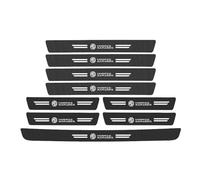 YPXHCZYJ Protection Seuil Porte Voiture pour MG EHS 2018-2023 2024 Plaques Protection Seuil Porte Fibre Carbone Plinthes pour Auto, Accessoires Généraux, 8pc *Threshold Strip + 1pc *Trunk