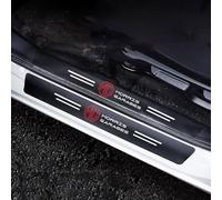 YPXHCZYJ Protection Seuil Porte Voiture pour MG MG 3 MG3 2024 2023 EV HEV Hybride Plaques Protection Seuil Porte Fibre Carbone Plinthes pour Auto, Accessoires Généraux,4pc