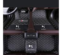 YPXHCZYJ Voiture Tapis Sol pour DS 7 DS7 Crossback 2018-2022 2023 2024 Moquettes sur Mesure Tous Temps ImperméAble AntidéRapant Voiture Tapis de Sol Accessoires,Single-Layer-Black Gold
