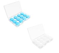 YPYMOD 12 Paires Bouchon d'Oreille, Boule Quies En Silicone Quies Moulables, Boule Quies Silicone Réutilisables et Étanches, Pour Sommeil Suppression Du Bruit Dormir Natation Ronflement
