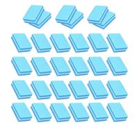 YPYMOD 30 Pcs Bloc Polissoir Ongles, Buffer Ongles Carré Éponge Lime à Ongles pour Les Salons de Manucure, Le Diy Nail Art à La Maison(Bleu)