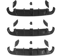 YPZJJBLD Diffuseur Arrière Universel Ajustable en ABS Haute Qualité - pour VW Golf MK VI GTI 6 GTI MK6 GTI 2.0 GTI 5K1 Trou Perforés - Upgrade Stylistique et Aérodynamique Design Sportif