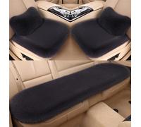 YPZJJBLD Housses Siège Plush Full-Cover pour Aston Martin V12 Vantage V8 Vantage Valhalla Valkyrie Vanquish - Flous, Résistants Taches, Faciles Nettoyage, Protection Toutes Saisons, Dark Gray