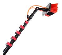 YQ&TL Perche Tige Télescopique Brosse de Nettoyage Solaire Panneaux Fenêtre Nettoyage Kit,3.6M-11M pour Nettoyage Panneaux solaires, Bâtiments De Grande Hauteur Et Les Gros Véhicules 11m
