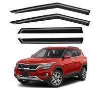 YQAUTEC Pare-Soleil de fenêtre pour Kia Seltos 2021, 2022, 2023 et 2024 - Déflecteurs d'air pour Seltos LX S EX S SX Turbo X-Line 2021 à 24