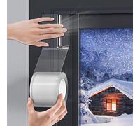 YQBFTC Rubans Adhésifs Autocollante pour Joint Isolation pour Fenêtre Porte 7cm*10m,Ruban Imperméable,Isolant Transparent Bande pour Fenêtres en Hiver,Isole du Bruit,de la Poussière et de l'air Froid