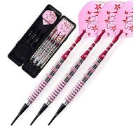 YQCCL Fléchettes Pointe Plastique 3 Pcs Rose Fleur 17G Fer Professionnel Jeu De Fléchettes Sécurité Intérieure Jeu Électronique Sport Compétition Formation Enfants Débutants Adulte