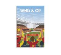 YQCQCS - Affiche de voyage vintage en France avec lentille, toile artistique, décor mural, peinture, affiches décoratives