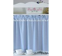 YQCZ Coton Et Lin Rayure Rideau Court Semi-ombrage Draperies Fenêtre Partition Translucide Demi Rideau Décoration Une Tranche De Vente pour Cabinet Salle De Bain Cuisine Etc