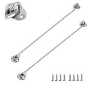 Yqhugbc Crochets Tempête Avec Œillets - Serrure à Crochet de Porte en Acier Inoxydable pour Cabine, Portes Coulissantes de Garage et Fenêtres