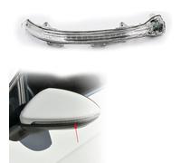 YQINGQ Clignotant de Rétroviseur pour V-w Golf 7 T-Ouran 2016-2018, Clignotant Rétroviseur Latéral Témoin de Rétroviseur Gauche Droite Pièces de Voiture 1 Pièce 5G0949101,Left