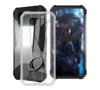 YQINHHME Coque pour 8849 Tank 4 Pro (6.73 ") avec Rotation 360 Degrés Anneau Support, Ultra-Mince Anti-Rayures de TPU Bumper Silicone Souple Transparent Housse Etui pour 8849 Tank 4 Pro