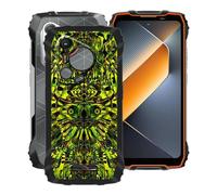 YQINHHME Coque pour Blackview BL7000 (6.78"), Anti-Choc et Anti-Rayures Etui de Protection Ultra-Fin Noir Souple Silicone TPU Bumper Housse Case pour Blackview BL7000 - Bouffon Vert