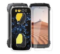 YQINHHME Coque pour Blackview BV7300 (6.67") avec Verre Trempé Protecteur D'écran, Transparent Antichoc et Anti-Rayures Case Souple Silicone TPU Housse Etui pour Blackview BV7300 - Muguet Cristal