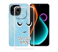 YQINHHME Coque pour Blackview Color 6 (6.67 Pouces), Anti-Rayures Anti-Chute Silicone Souple Housse Etui Mince Transparent TPU Bumper Case Cover pour Blackview Color 6 - DUO6