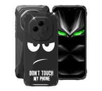 YQINHHME Coque pour Blackview Fort 1 (6.56"), Anti-Choc et Anti-Rayures Etui de Protection Ultra-Fin Noir Souple Silicone TPU Bumper Housse Case pour Blackview Fort 1 - DUO5B