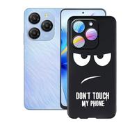 YQINHHME Coque pour Blackview Shark 9 (6.67"), Anti-Choc et Anti-Rayures Etui de Protection Ultra-Fin Noir Souple Silicone TPU Bumper Housse Case pour Blackview Shark 9 - DUO5B