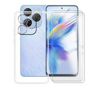 YQINHHME Coque pour Blackview Shark 9 (6.67 ") avec 2 X Verre Trempé Protecteur D'écran, Transparent Antichoc Case TPU Bumper Souple Silicone Housse Etui pour Blackview Shark 9 - Transparent