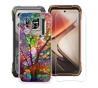 YQINHHME Coque pour Blackview Xplore 1 (6.78") avec Verre Trempé Protecteur D'écran, Transparent Antichoc et Anti-Rayures Case Souple Silicone Housse Etui pour Blackview Xplore 1 - WMB74
