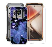 YQINHHME Coque pour Blackview Xplore 1 (6.78") avec Verre Trempé Protecteur D'écran, Transparent Antichoc et Anti-Rayures Case Souple Silicone Housse Etui pour Blackview Xplore 1 - XT149