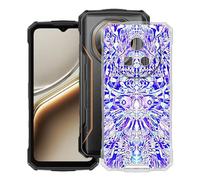 YQINHHME Coque pour Doogee Fire 7 (6.60 Pouces), Anti-Rayures Anti-Chute Silicone Souple Housse Etui Mince Transparent TPU Bumper Case Cover pour Doogee Fire 7 - Image Miroir