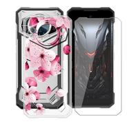 YQINHHME Coque pour Doogee S200 E avec Verre Trempé - WM113 | Anti-rayures Protection Écran + Ultra-fine Antichoc Case Souple Silicone Housse Etui pour Doogee S200 E (6.72")