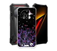 YQINHHME Coque pour Doogee S300 Plus (6.78 Pouces), Anti-Rayures Anti-Chute Silicone Souple Housse Etui Mince Transparent TPU Bumper Case Cover pour Doogee S300 Plus - Nuit Tranquille