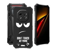YQINHHME Coque pour DOOGEE S300 Pro 5G (6.78"), Anti-Choc et Anti-Rayures Etui de Protection Ultra-Fin Noir Souple Silicone TPU Bumper Housse Case pour DOOGEE S300 Pro 5G - DUO5B
