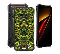 YQINHHME Coque pour DOOGEE S300 Pro 5G (6.78"), Anti-Choc et Anti-Rayures Etui de Protection Ultra-Fin Noir Souple Silicone TPU Bumper Housse Case pour DOOGEE S300 Pro 5G - Bouffon Vert
