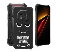 YQINHHME Coque pour DOOGEE S300 Pro 5G (6.78"), Anti-Choc et Anti-Rayures Etui de Protection Ultra-Fin Noir Souple Silicone TPU Bumper Housse Case pour DOOGEE S300 Pro 5G - DUO6