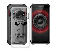 YQINHHME Coque pour FOSSIBOT F101P (5.45 Pouces), Anti-Rayures Anti-Chute Silicone Souple Housse Etui Mince Transparent TPU Bumper Case Cover pour FOSSIBOT F101P - DUO5