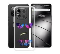 YQINHHME Coque pour Gigaset GS6 Pro (6.67 Pouces), Anti-Rayures Anti-Chute Silicone Souple Housse Etui Mince Transparent TPU Bumper Case Cover pour Gigaset GS6 Pro - DUO4