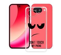 YQINHHME Coque pour Google Pixel 10a (6.30 Pouces), Anti-Rayures Anti-Chute Silicone Souple Housse Etui Mince Transparent TPU Bumper Case Cover pour Google Pixel 10a - DUO5