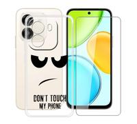 YQINHHME Coque pour Honor X6e Lab-LX2 avec Verre Trempé - DUO5