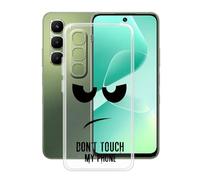 YQINHHME Coque pour Infinix Hot 60 (6.70 Pouces), Anti-Rayures Anti-Chute Silicone Souple Housse Etui Mince Transparent TPU Bumper Case Cover pour Infinix Hot 60 - DUO5