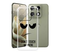YQINHHME Coque pour Motorola Edge 70 Pro (6.80 Pouces), Anti-Rayures Anti-Chute Silicone Souple Housse Etui Mince Transparent TPU Bumper Case Cover pour Motorola Edge 70 Pro - DUO5