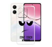 YQINHHME Coque pour Oppo A5x (6.67 Pouces), Anti-Rayures Anti-Chute Silicone Souple Housse Etui Mince Transparent TPU Bumper Case Cover pour Oppo A5x - DUO5