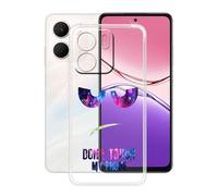 YQINHHME Coque pour Oppo A5x (6.67 Pouces), Anti-Rayures Anti-Chute Silicone Souple Housse Etui Mince Transparent TPU Bumper Case Cover pour Oppo A5x - DUO4