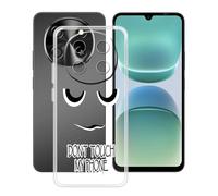 YQINHHME Coque pour OSCAL Tiger 8 5G (6.88 Pouces), Anti-Rayures Anti-Chute Silicone Souple Housse Etui Mince Transparent TPU Bumper Case Cover pour OSCAL Tiger 8 5G - DUO6