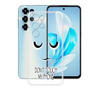 YQINHHME Coque pour Oukitel C68 (7.20 Pouces), Anti-Rayures Anti-Chute Silicone Souple Housse Etui Mince Transparent TPU Bumper Case Cover pour Oukitel C68 - DUO6